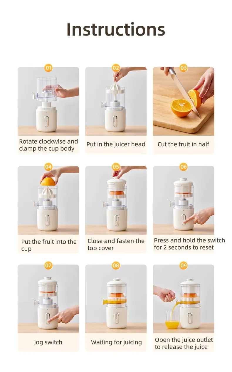 Wireless USB Fruit Juicer Blender