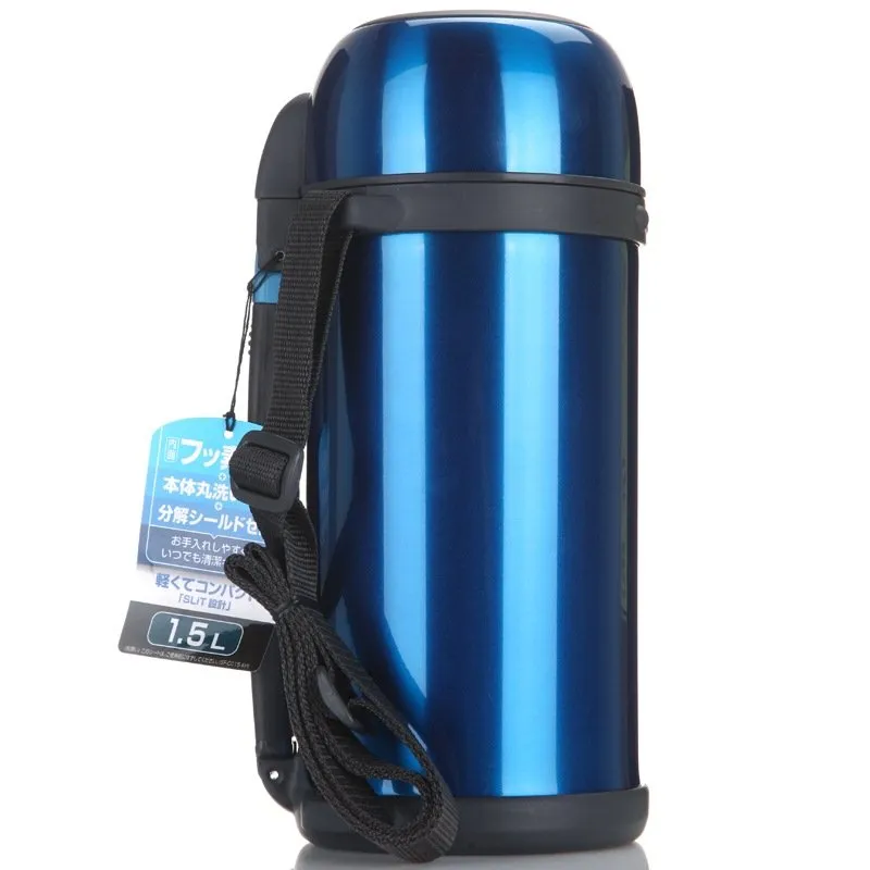 Zojirushi SF-CC15 Stainless Steel Vacuum Bottle 1.5L (Metalic Blue)